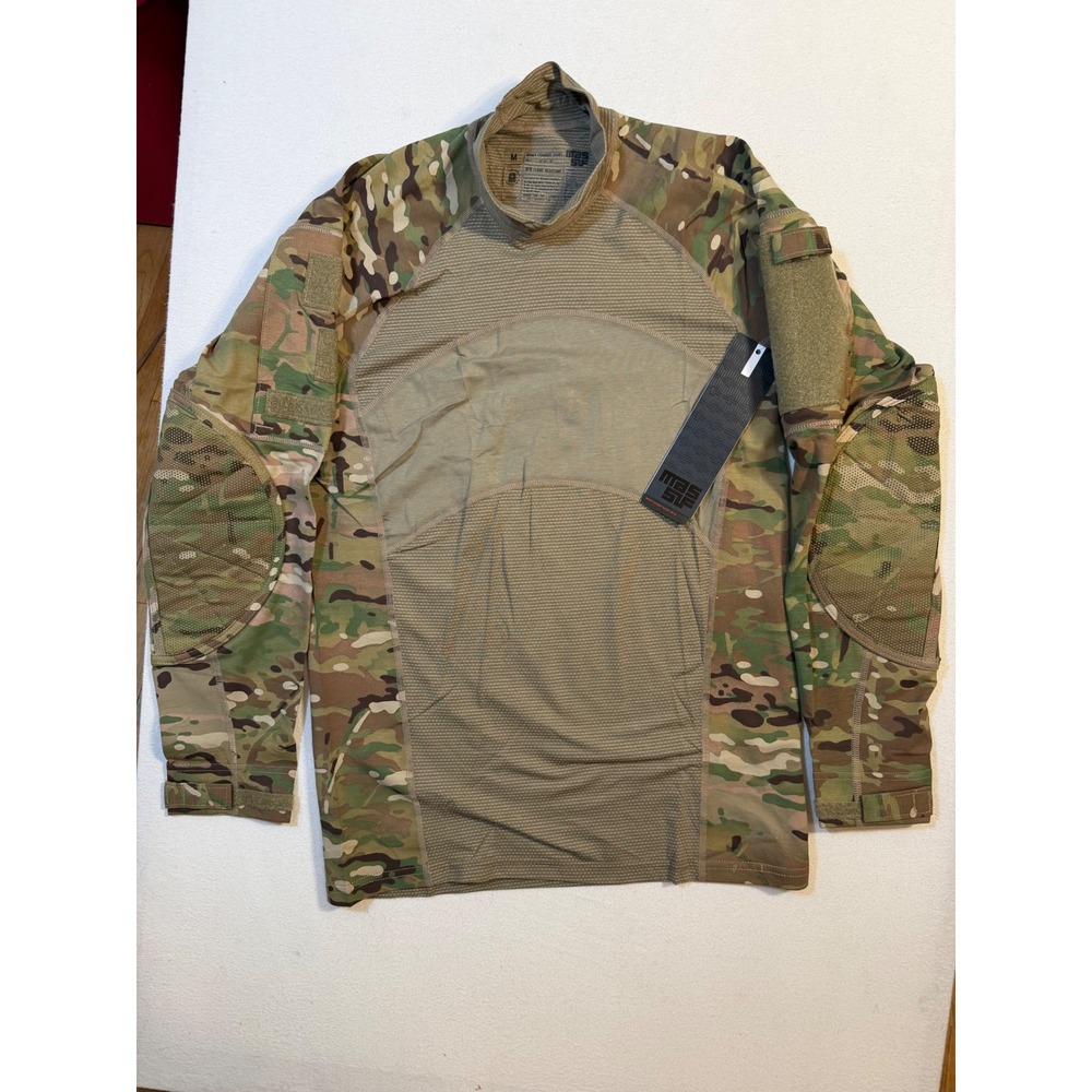 Massif Army Combat Shirt ACS Men Medium Flame Resistant Multicam Tan OCP NEW